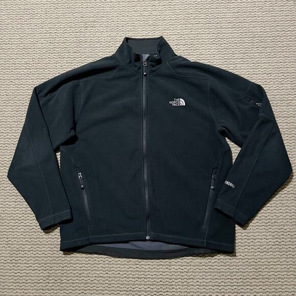 The North Face Men's Black‎ Wind Stopper Jacket Size Large - Picture 1 of 11